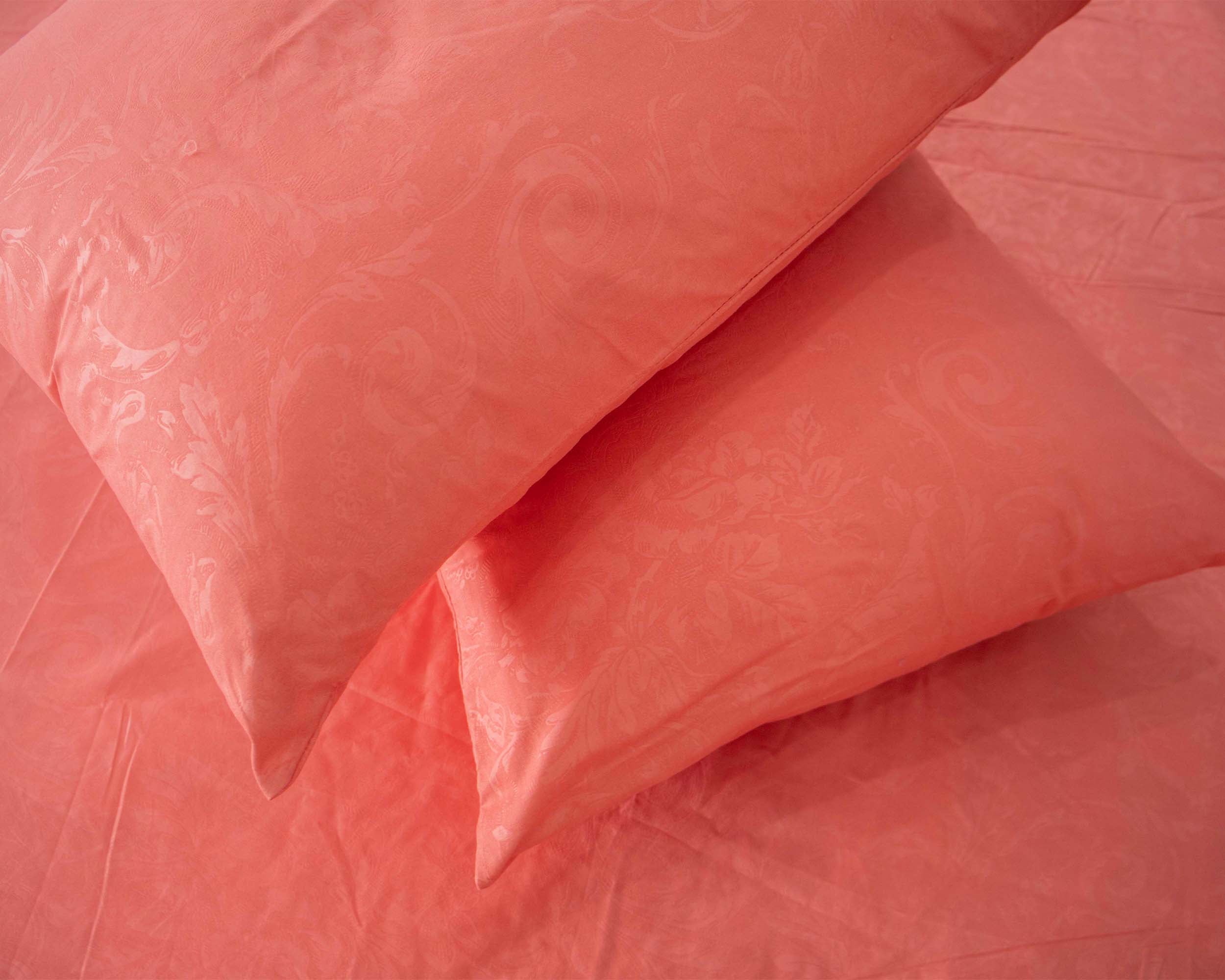 DOUBLE STRIPE BED SHEET (3 PCS FITTED) PINK
